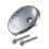 Westbrass D329-26 3-1/8" Δύο-Τρύπες Μπανιέρας Overflow Faceplate και Βίδες, 1-Pack, Πολυμεταλλική Χρώμιο 3