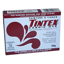 Lote de 1 Tintex Fabric Dye Cardinal Red 38