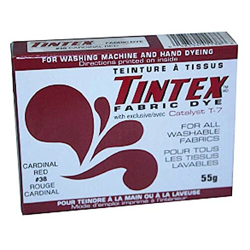 Lote de 1 Tintex Fabric Dye Cardinal Red 38