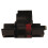 Victor IR40T Compatible Calculator Ink Roller  Black/Red 1