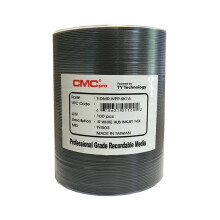 CMC Pro     16x biele atramentov    tlaciteln    DVD s kapacitou 4,7 GB, poh   nan    technol   giou TY     balenie 100 kusov