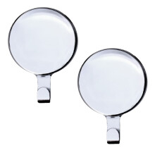 Haute Decor Atrage?i umera?ul cu coroane magnetice (argint) - set de 2 magne?i - pentru 2 u?i/suprafe?e metalice sau 1 u?a/fereastra din sticla c