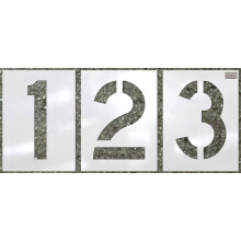 CH Hanson  70355  Stencil  Number Kit  12pcs  6 x 4 in.