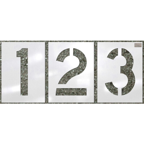 CH Hanson  70355  Stencil  Number Kit  12pcs  6 x 4 in.