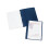 Avery 47961 Couverture de rapport transparente, attaches à 1/8 po, bleu, 25/boîte 2