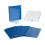 Avery 47961 Couverture de rapport transparente, attaches à 1/8 po, bleu, 25/boîte 3