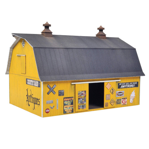 Walthers Cornerstone HO Scale Antiques Barn Kit 1