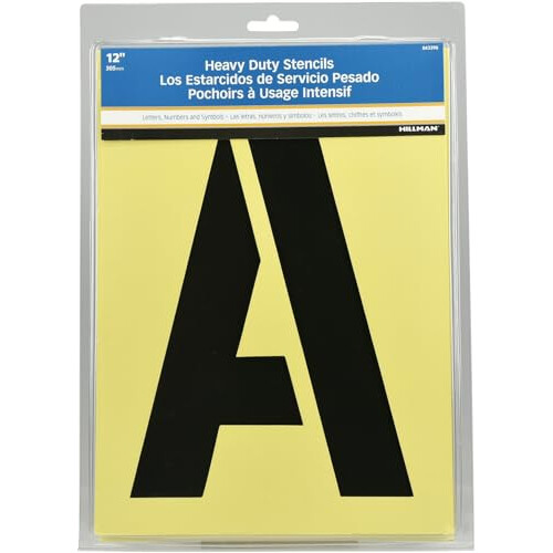 Hillman Zware Stencils (30 cm) (843398) 1
