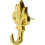 The Hillman Group 122263 Pushpin Fleur DE LIS GLT, Χρυσό Ορείχαλκο 1