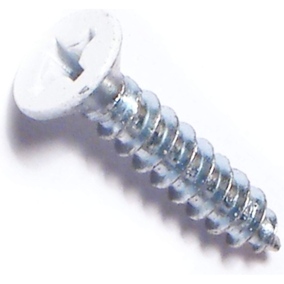 Hard-To-Find Fastener Phillips Flat Hinge Screws 7 X 3/4 Piece-35 White 014973160067