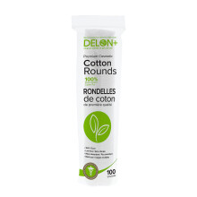 Delon Premium Cosmetic Cotton Rounds 100 t?lling