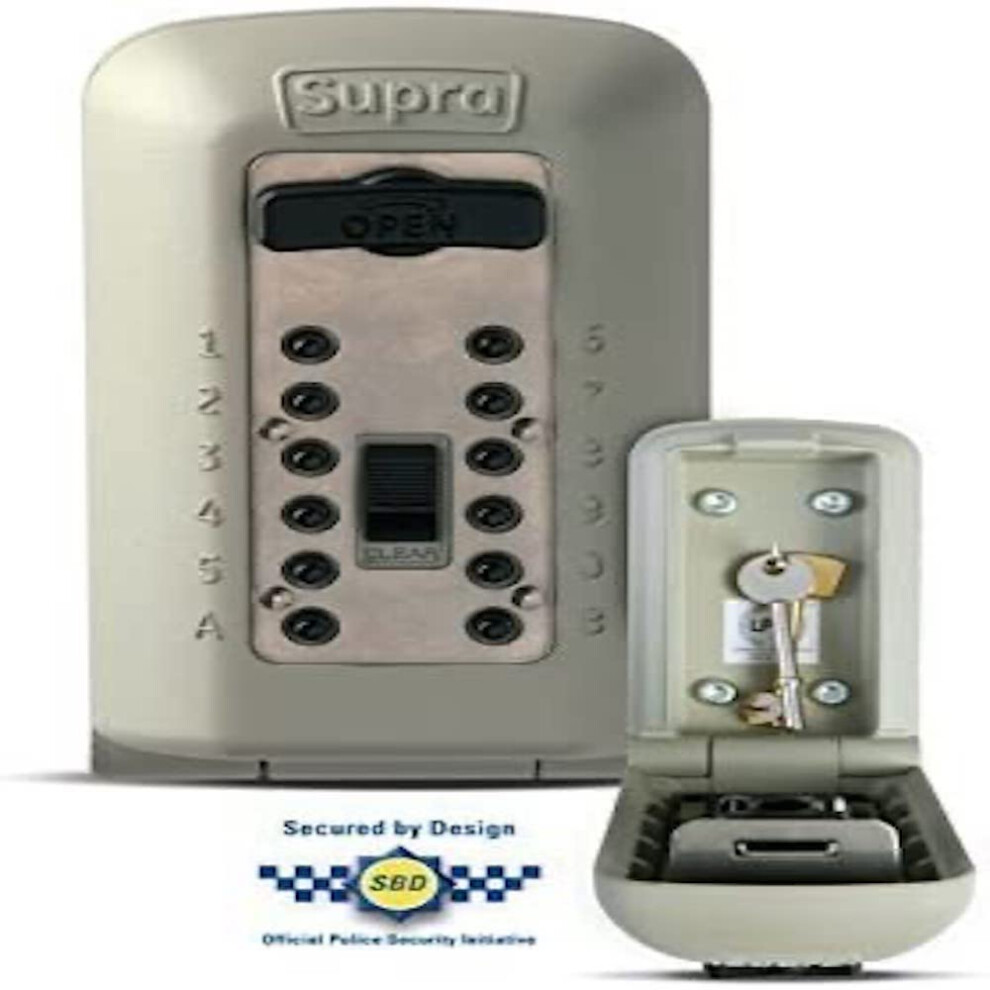 Coffre-fort     cl   s NRS Healthcare Supra M61469 C500, s   curis   , montage mural, ext   rieur, dispositif de stockage de cl   s, couleur cr   me