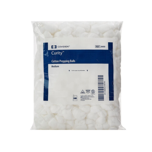 Kendall/Covidien Prep-Baumwollbälle, 500 Stück 2