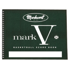 Markwort Mark v Basketball Scorebook 30 jogos Green (pacote de 1)