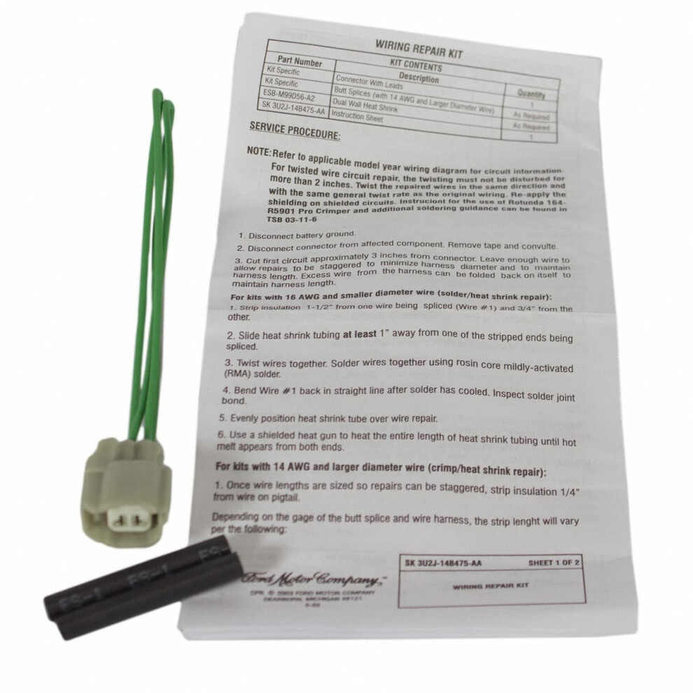 Motorcraft - Wire Asy (P) (Wpt1116) 031508596498