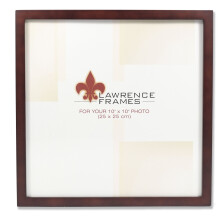 Lawrence Frames 755910 Espresso Wood Picture Frame Dark Walnut 10x10