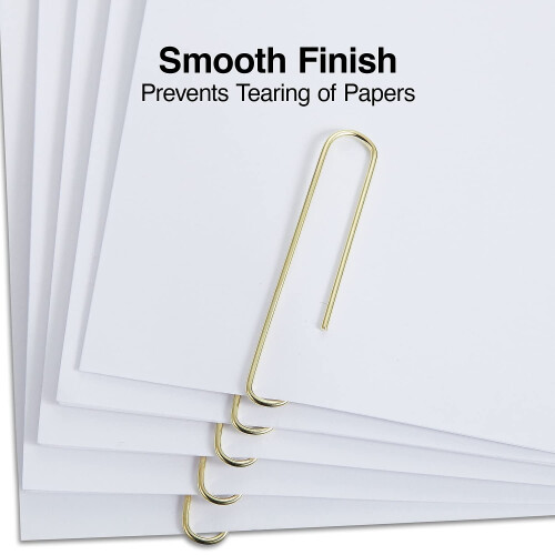 Niitit 480112 Jumbo Gold Paperiliittimet Smooth 100/Pack (32012) 1