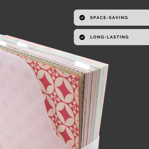 Advantus Vertical Scrapbook Paper Holder Frosted 2