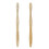 Brush with Bamboo Toothbrush with Plant-Based Bristles - 4 Pack 3