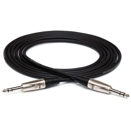Hosa Hss-050 Pro-kabel 1/4 inch TRS - dezelfde 15 meter