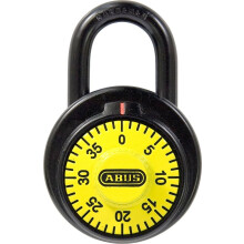 Abus 78/50 TEAR TEL Combination Yellow Padlock