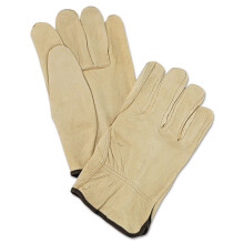 ORS-Nasco Industrial 3400L Memphis Glove Economy-Fahrerhandschuhe aus genarbtem Schweinsleder, ungefttert, Gre L (12 Stck)