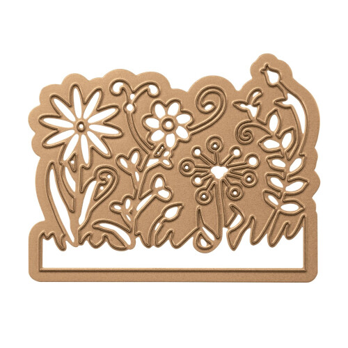 Spellbinders Shapeabilities Die D-Lites Flower Burst Crema 2