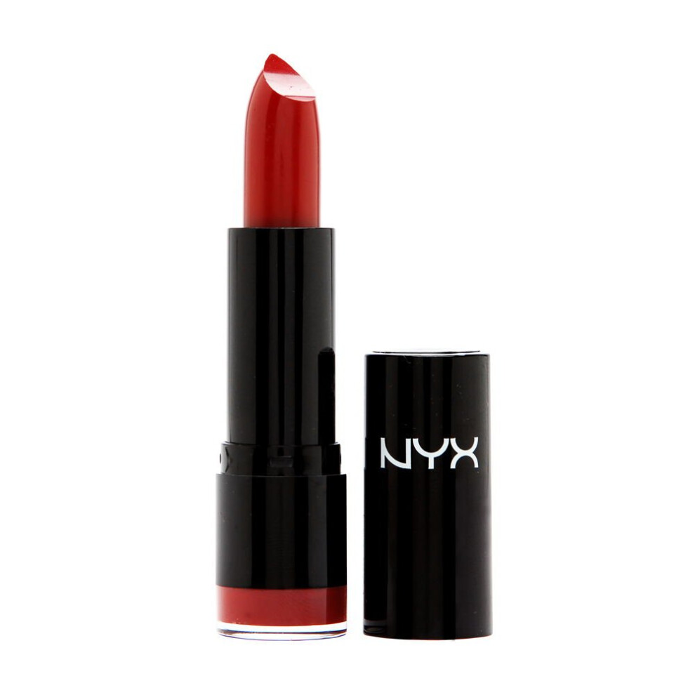 NYX PROFESSIONAL MAKEUP Extra Creamy Round Lipstick - Snow White (Deep Blue-Toned Red)