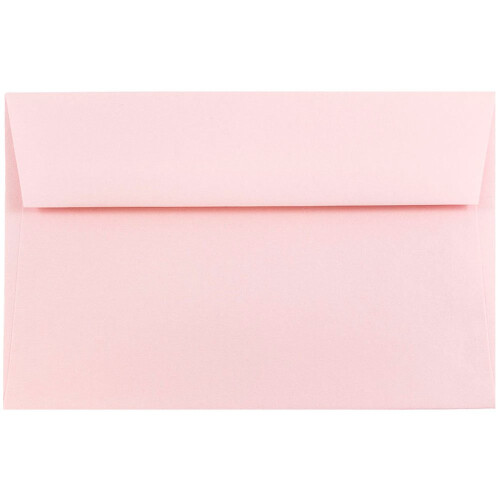 JAM PAPER A9 Premium Προσκλητήρια Φάκελοι - 5 3/4 x 8 3/4 - Ροζ Παλιό - 25/Συσκευασία