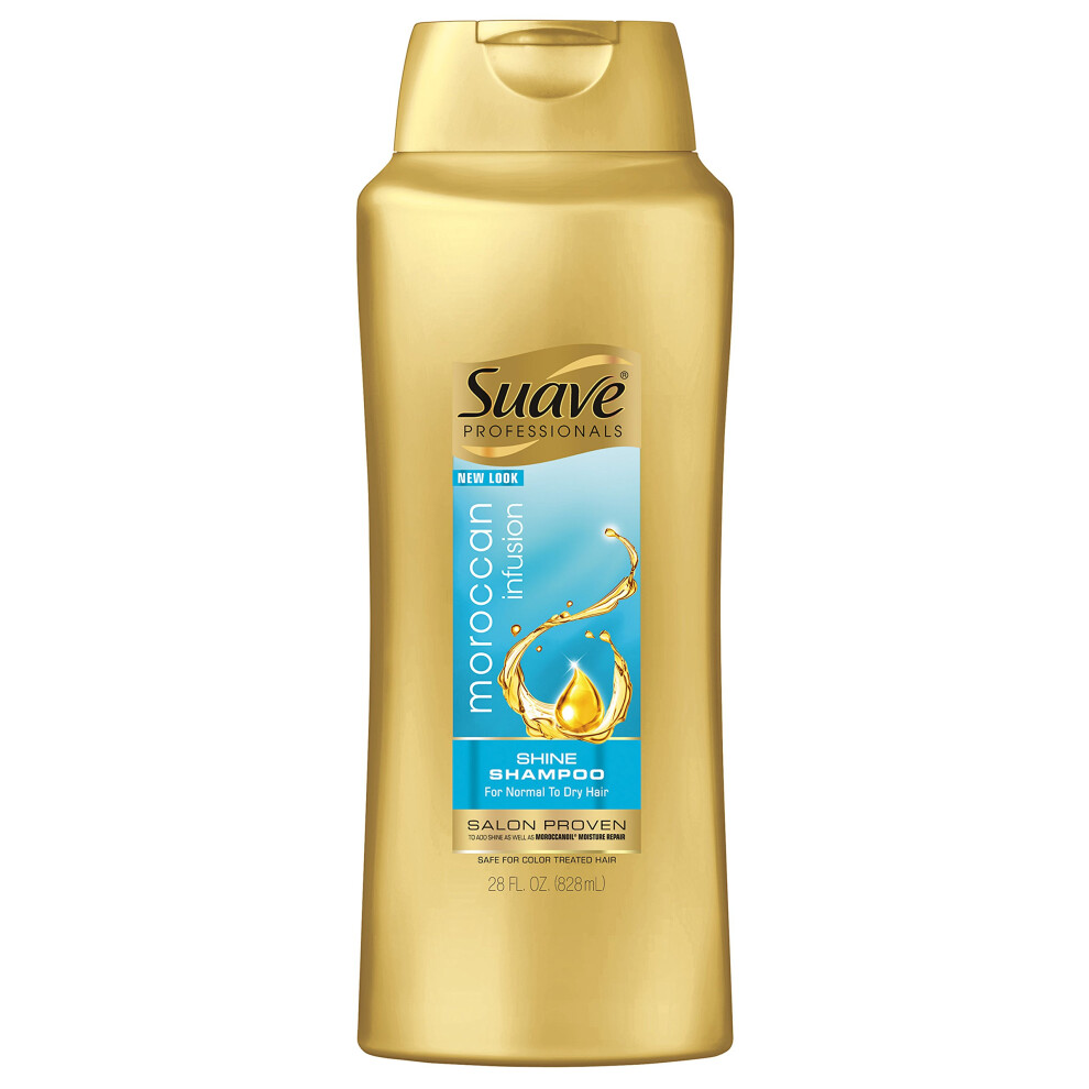 G????? Suave Professionals Shine Shampoo Moroccan Infusion 28 Fl Oz (Pack Of 1)