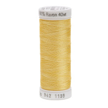 Sulky 942-1135 Firul raionului pentru cusut galben pastel de 250 de curte