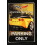 Vierfarbiges Schild    Corvette Parking Only 1