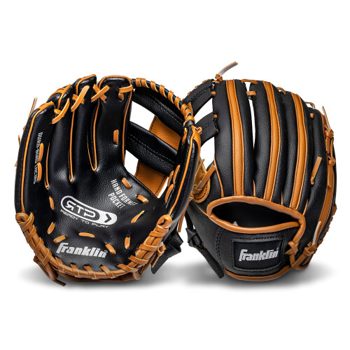 Franklin Sports Παιδικά Γάντια Μπέιζμπολ - RTP Νεανικό Γάντι Teeball + Σετ Μπάλα 9.5" Ταμπά 1