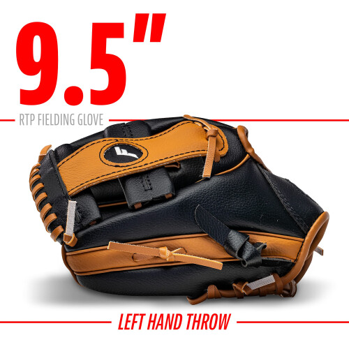Franklin Sports Παιδικά Γάντια Μπέιζμπολ - RTP Νεανικό Γάντι Teeball + Σετ Μπάλα 9.5" Ταμπά 2