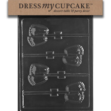 Habiller mon cupcake baby shower chubby pieds bebe lollipop chocolate moule - b065 - Comprend des instructions de fusion a la fusion et de chocol