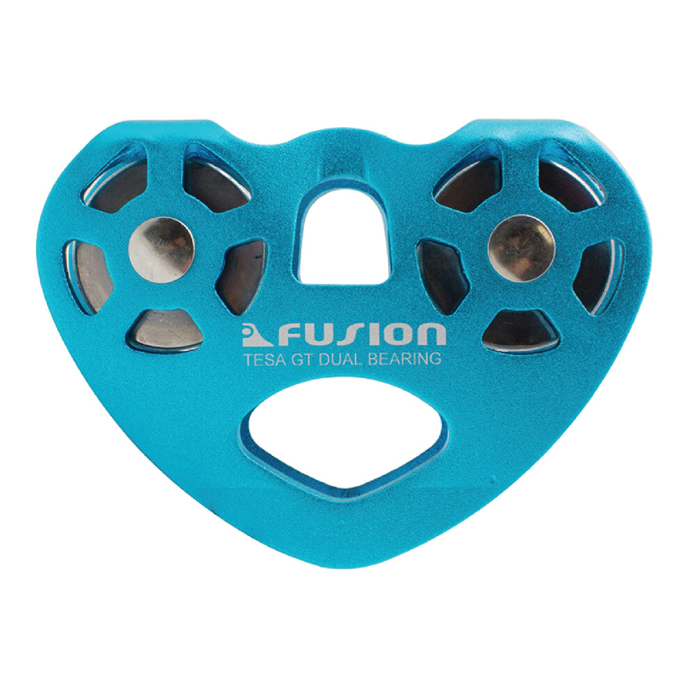 Fusion Climb Tesa Speed Aluminum Zip Line Blue Trolley Pulley Climbing Pulleys For Backyard Zipline Hauling Rigging And Commercial Purposes 783583175722