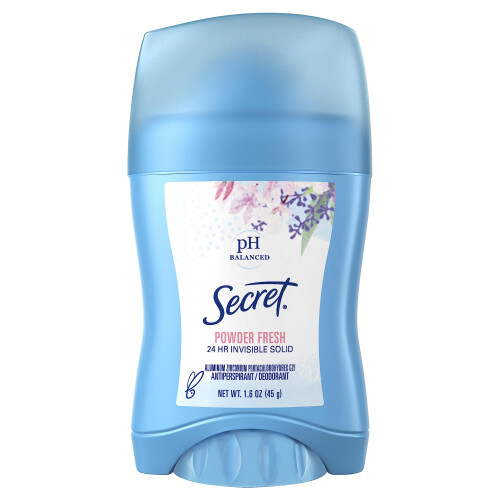 Secret Anti-Transpirant/Deodorant Invisible Solid Powder Fresh Scent 1,6 oz 1