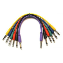 Kirlin 6-v rinen 1 jalan 1/4"" mono TS uros-uros instrumenttiaudiokaapeli