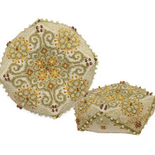 Kit de punto de cruz Riolis R1227, 3,25 x 3,25 pulgadas, fantas a Biscornu