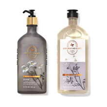 Bath & Body Works Aromatherapie Slaap Zwarte Kamille Body Wash + Schuimbad- en bodylotionset