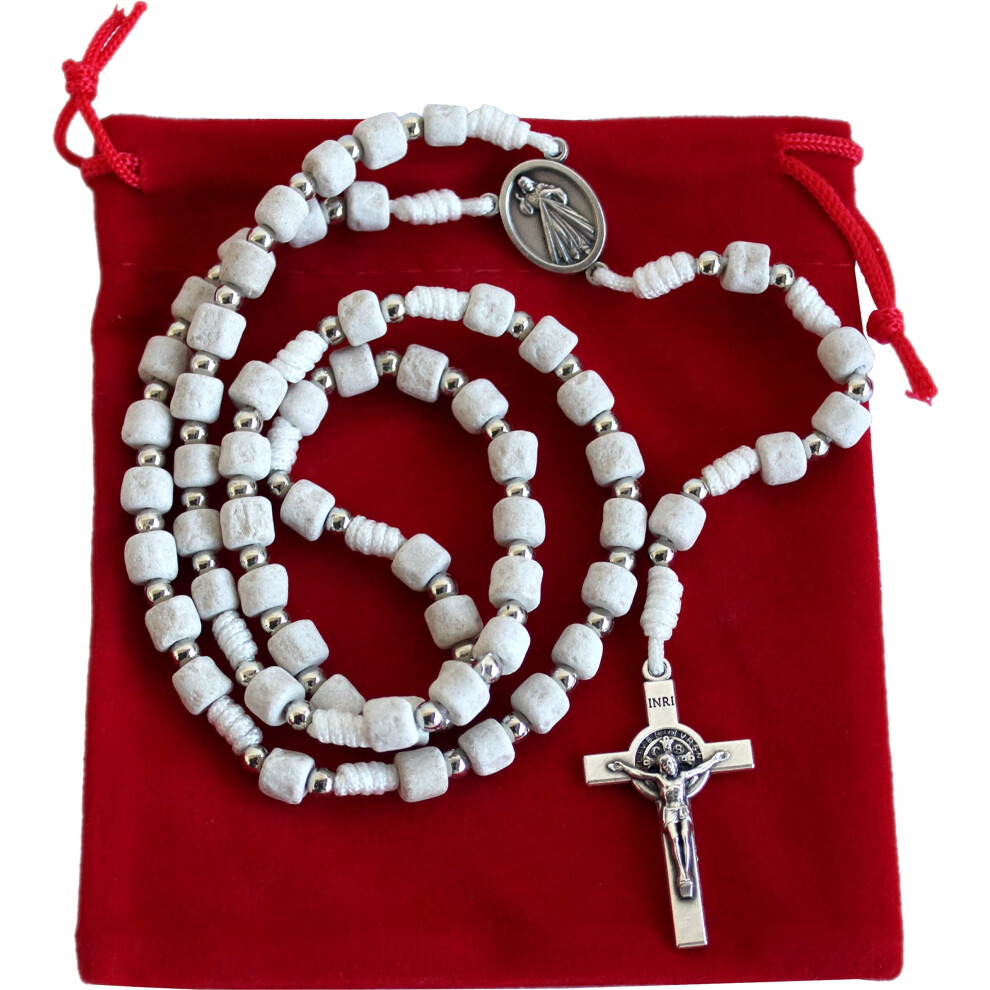 Holy Land Market Medjugorje - Rzaniec Wykonany Z Kamieni Na Wzgrze Ubracenia I Wysylany Bezposrednio Z Medugoorje. (20 Cali Dlugosci) - Naszyjn-image