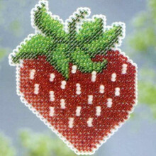 Fragola - Kit punto croce con perline MH183106 di Mill Hill