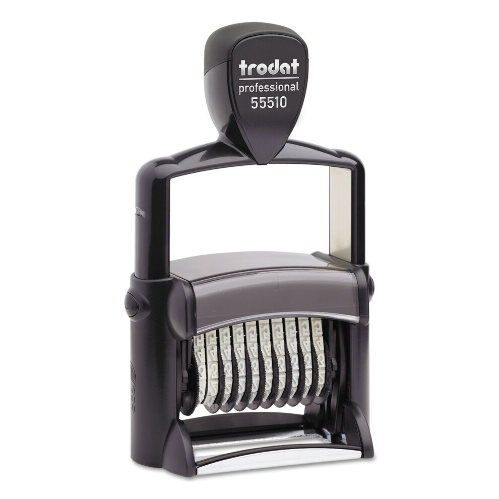 Photos - Other Office Equipment Trodat 10-Digit Self-Ink Number Stamp Black T55510
