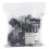 Universal Universal Medium Binder Clips  Steel Wire  5/8"""" Cap  1-1/4"""" Wide  Black/Silver  12/Pack  36 Total 3