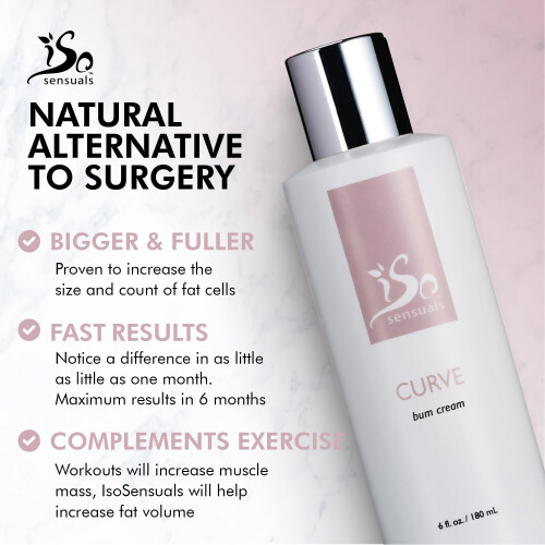 IsoSensuals CURVE Butt Enhancement Cream - 3 Bottles 1