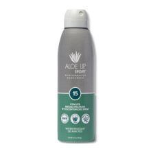 Aloe Up Sport Spray Solare Continuo SPF 15 - Protezione UVA/UVB per Viso e Corpo - Con Gel di Aloe Vera