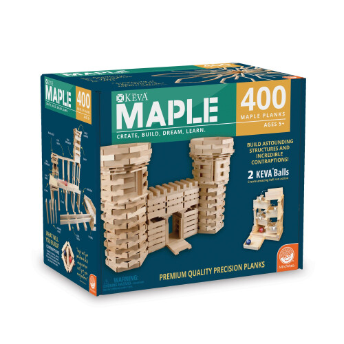 KEVA Maple 400 Plank Set