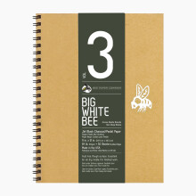 Bee Paper Company BEE-204CB50-909 Big White Bee Tegneblok 9 x 9-tommer sort tr?kul