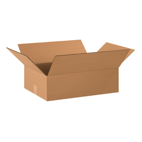Aviditi Κούτες Αποστολής Flat 20"L x 14"W x 6"H, 25-Pack | Κουτί Κοπής από Κόκκινο Χαρτόνι