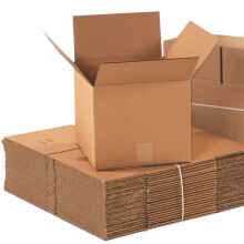 AVIDITI Versandkartons klein 4""L x 4""B x 4""H 25er-Pack | Wellpappkarton zum Verpacken, Umziehen und Lagern